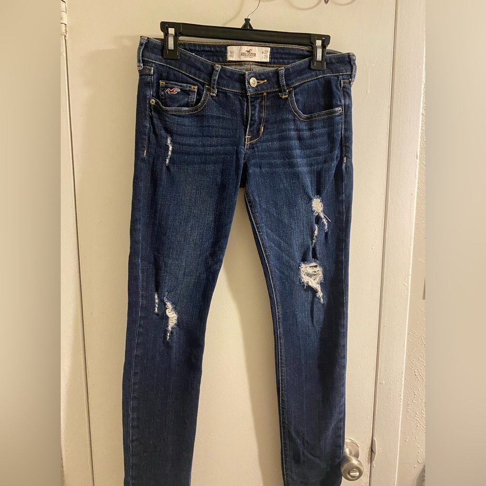Hollister women ripped skinny jeans size 27